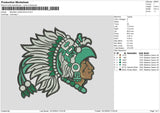 Mu School Embroidery File 6 sizes