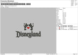 Mickey Minnie D Embroidery File 6 sizes