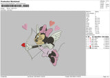 Minniecupid 01 Embroidery File 6 sizes