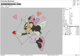 Minniecupid 01 Embroidery File 6 sizes