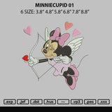 Minniecupid 01 Embroidery File 6 sizes