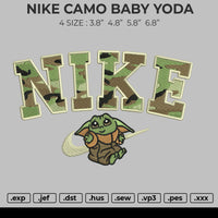 Nike Camo Baby Yoda