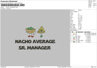 Nacho Average Embroidery