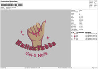 Nailsfatts Embroidery File 6 sizes