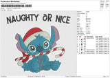STITCH NAUGHTY OR NICE Embroidery