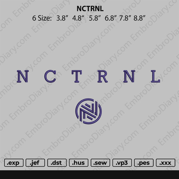 NCTRNL embroidery
