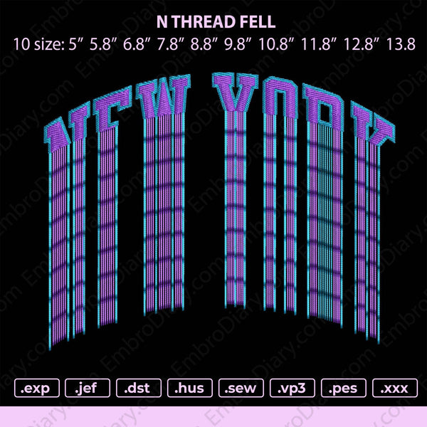 New York Hair Embroidery