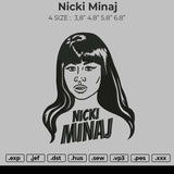 Nicki Minaj Embroidery