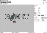 Hightdragon Embroidery File 6 sizes