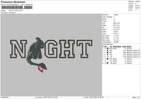 Hightdragon Embroidery File 6 sizes