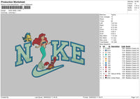 Nike Ariel 23 Embroidery File 6 sizes