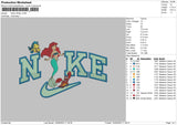 Nike Ariel 23 Embroidery File 6 sizes