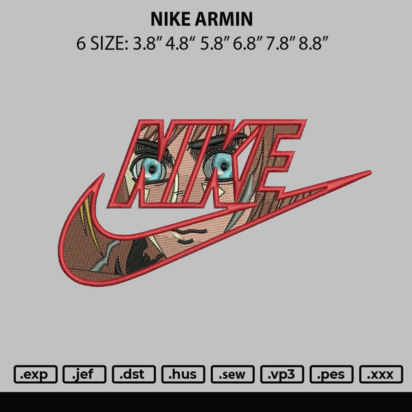 Nike Armin Embroidery File 6 sizes