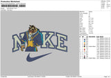 Nike Beast Embroidery File 6 sizes