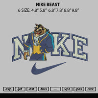 Nike Beast Embroidery File 6 sizes