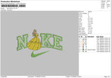 Nike Belle Embroidery File 6 sizes