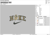 Nike Bingo Embroidery File 6 sizes