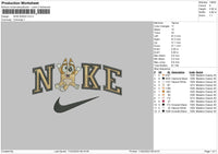 Nike Bingo Embroidery File 6 sizes