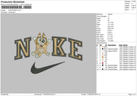 Nike Bingo Embroidery File 6 sizes