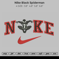 Nike Black Spiderman