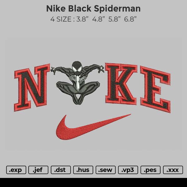 Nike Black Spiderman