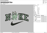 Nike Bluey V3 Embroidery File 6 sizes