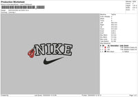 Nike Boxing Embroidery File 6 sizes