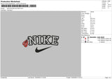 Nike Boxing Embroidery File 6 sizes