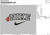 Nike Boxing Embroidery File 6 sizes