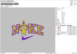 Nike Bryant 02 Embroidery File 6 sizes