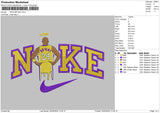 Nike Bryant 02 Embroidery File 6 sizes