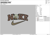 Nike Bull02 Embroidery File 6 sizes