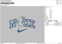 Nike Bunny Embroidery File 6 sizes