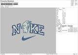 Nike Bunny Embroidery File 6 sizes