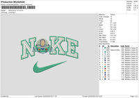 Nike Buzz V3 Embroidery File 6 sizes