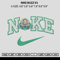 Nike Buzz V3 Embroidery File 6 sizes