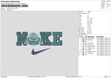 Nike Buzz V2 Embroidery File 6 sizes