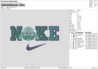 Nike Buzz V2 Embroidery File 6 sizes