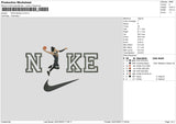 Nike Basket V3 Embroidery File 6 sizes