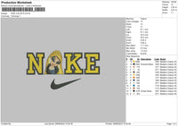 Nike Chloe B Embroidery File 6 sizes