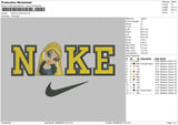 Nike Chloe B Embroidery File 6 sizes