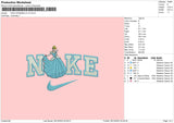 Nike Cinderella V2 Embroidery File 6 sizes