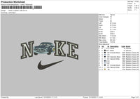 Nike Classic Car Emboidery File 6 sizes