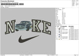 Nike Classic Car Emboidery File 6 sizes