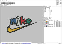 Nike Colorfull Embroidery