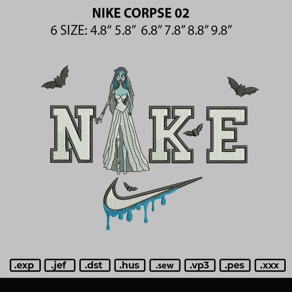 Nike Corpse 02 Embroidery File 6 sizes