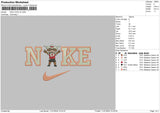 Nike Cow V4 Embroidery File 6 sizes