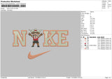 Nike Cow V4 Embroidery File 6 sizes