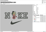 Nike Cruella D Embroidery File 6 sizes