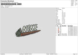 Nike Cigarette Embroiery File 6 sizes